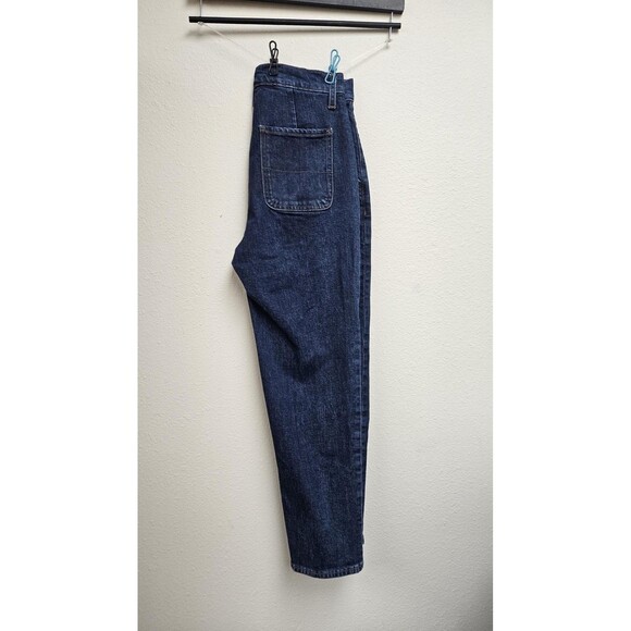 Old Navy Jeans Womens 4 Blue Sky-Hi Straight Extra High Rise Secret-Slim Pockets - Picture 1 of 8